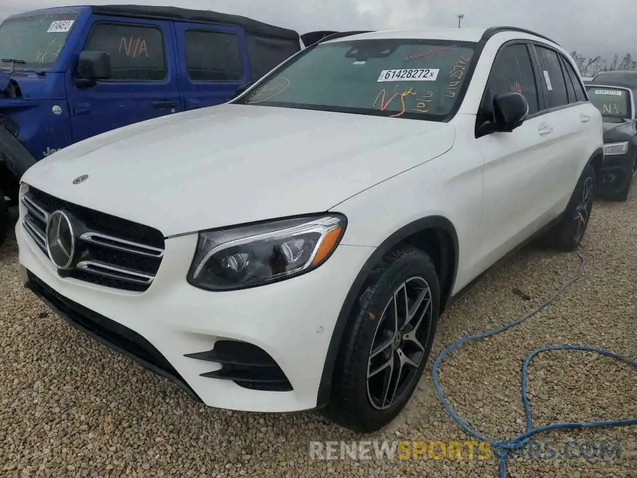 2 Photograph of a damaged car WDC0G4KBXKV159402 MERCEDES-BENZ GLC-CLASS 2019