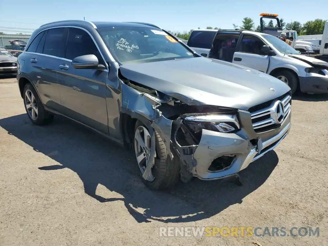 1 Photograph of a damaged car WDC0G4KBXKV163692 MERCEDES-BENZ GLC-CLASS 2019