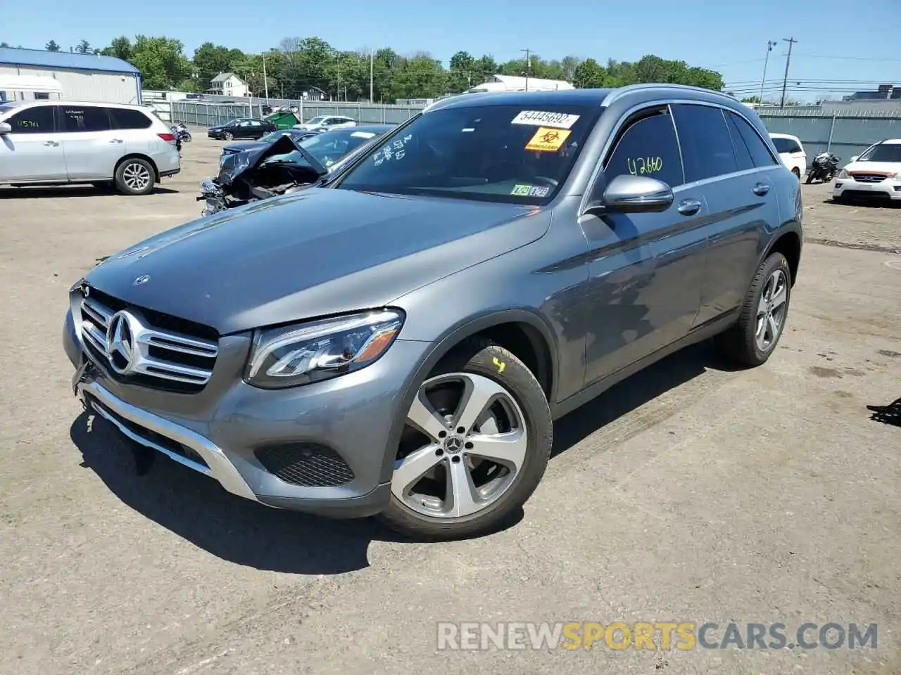 2 Photograph of a damaged car WDC0G4KBXKV163692 MERCEDES-BENZ GLC-CLASS 2019