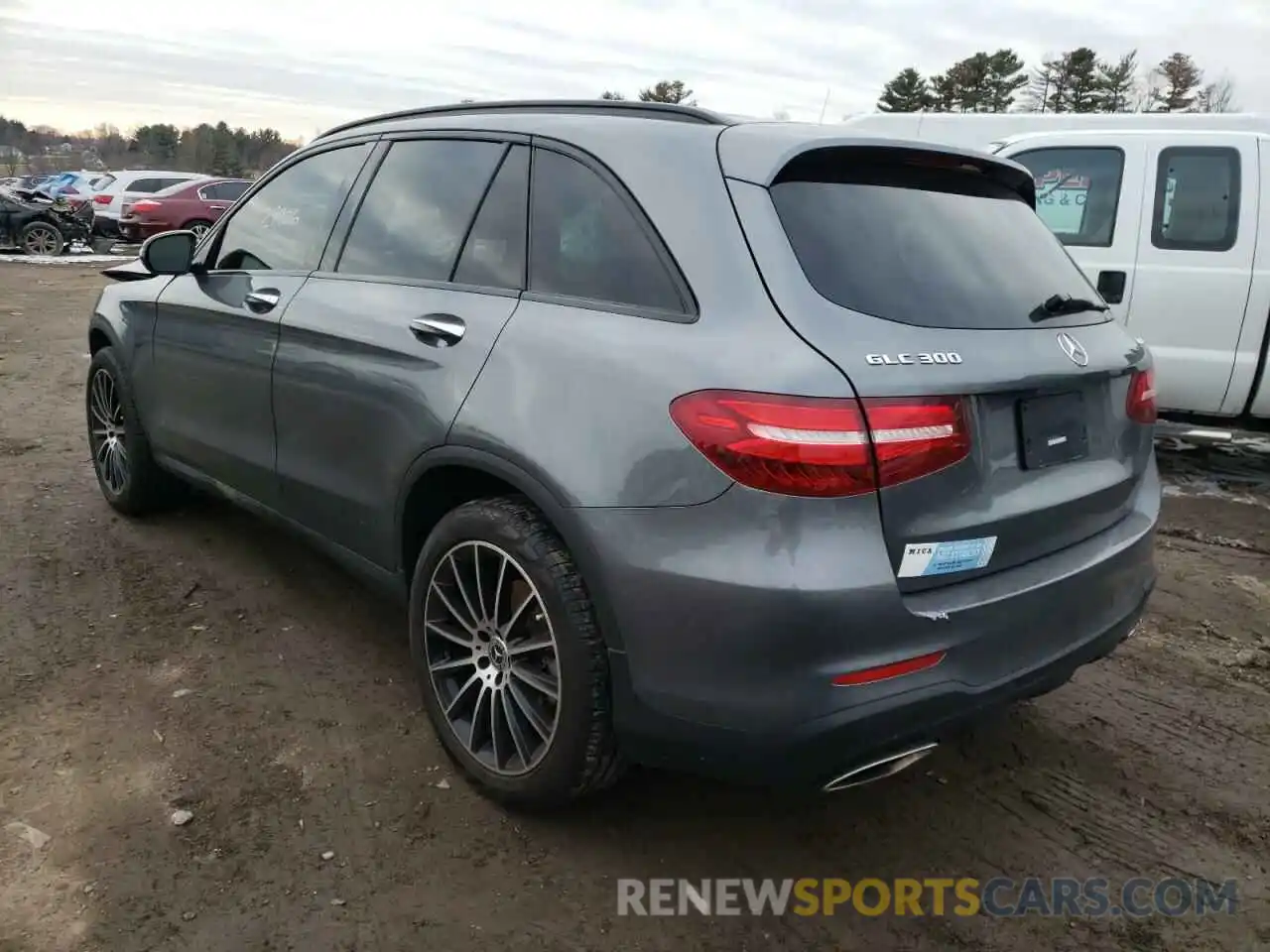 3 Фотография поврежденного автомобиля WDC0G4KBXKV183490 MERCEDES-BENZ GLC-CLASS 2019