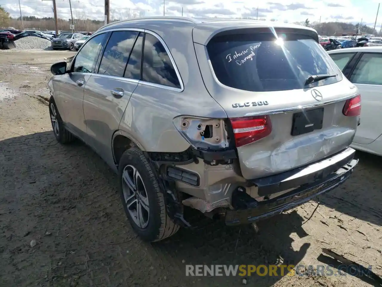 3 Photograph of a damaged car WDC0G4KBXKV193467 MERCEDES-BENZ GLC-CLASS 2019