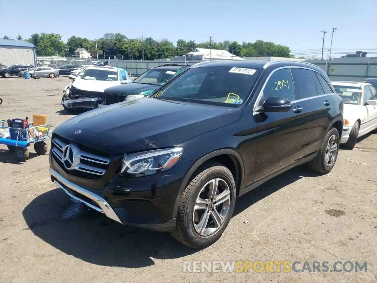 2 Photograph of a damaged car WDC0G4KBXKV196675 MERCEDES-BENZ GLC-CLASS 2019