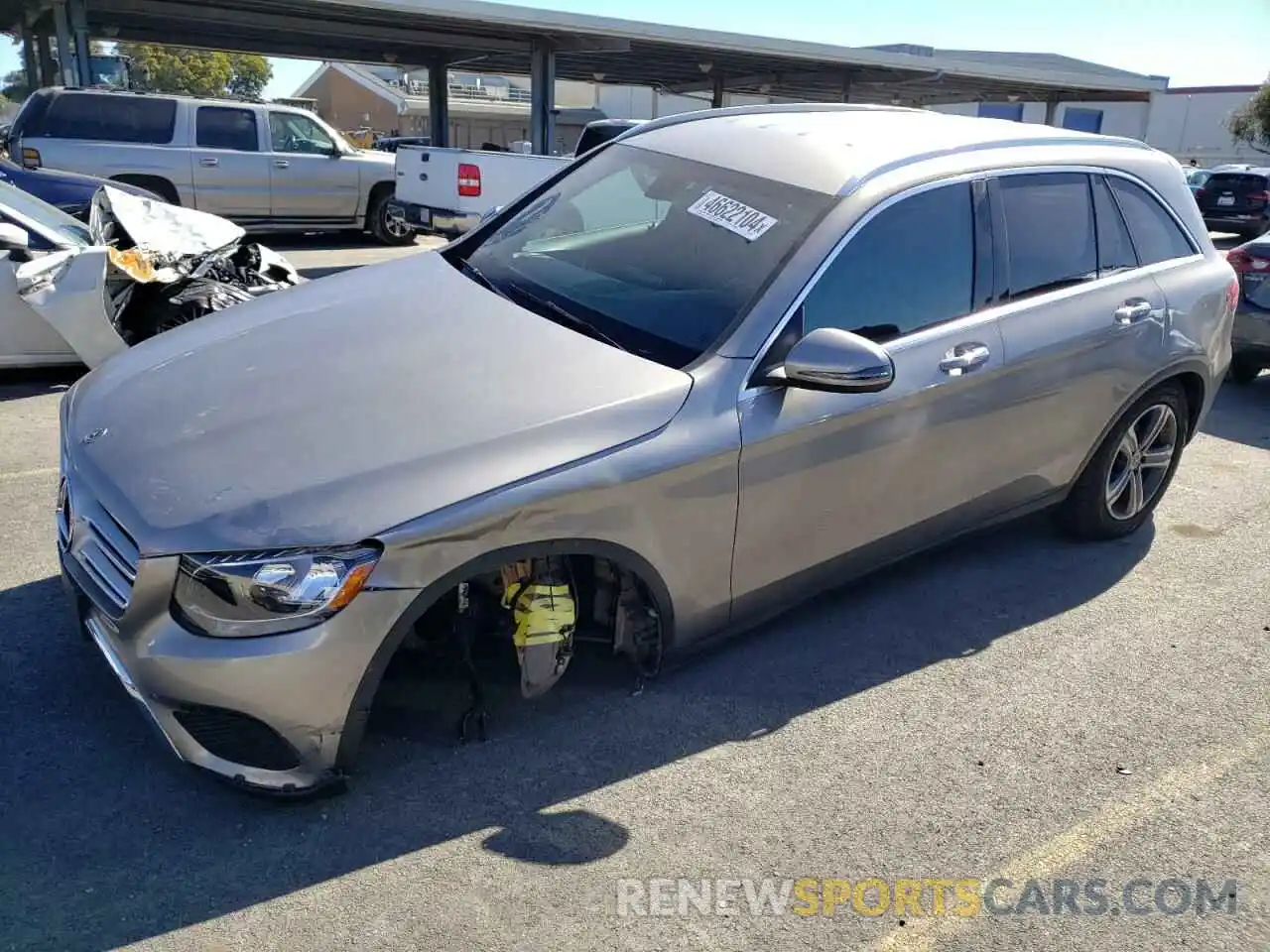 1 Photograph of a damaged car WDC0G4KBXKV197163 MERCEDES-BENZ GLC-CLASS 2019