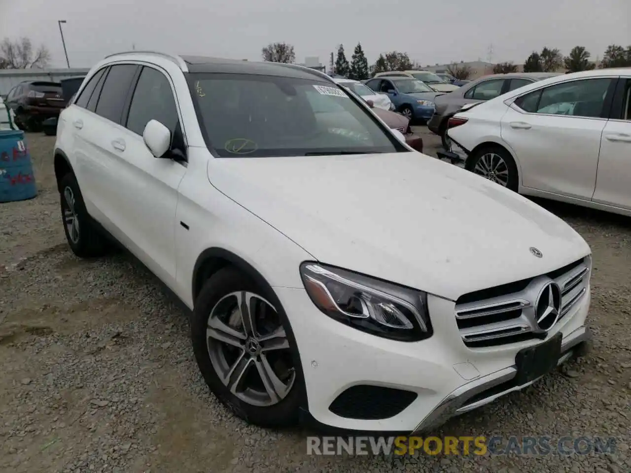 1 Photograph of a damaged car WDC0G5EB0KF592450 MERCEDES-BENZ GLC-CLASS 2019