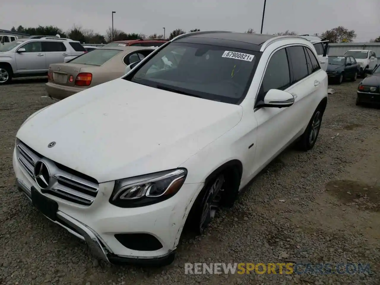 2 Photograph of a damaged car WDC0G5EB0KF592450 MERCEDES-BENZ GLC-CLASS 2019