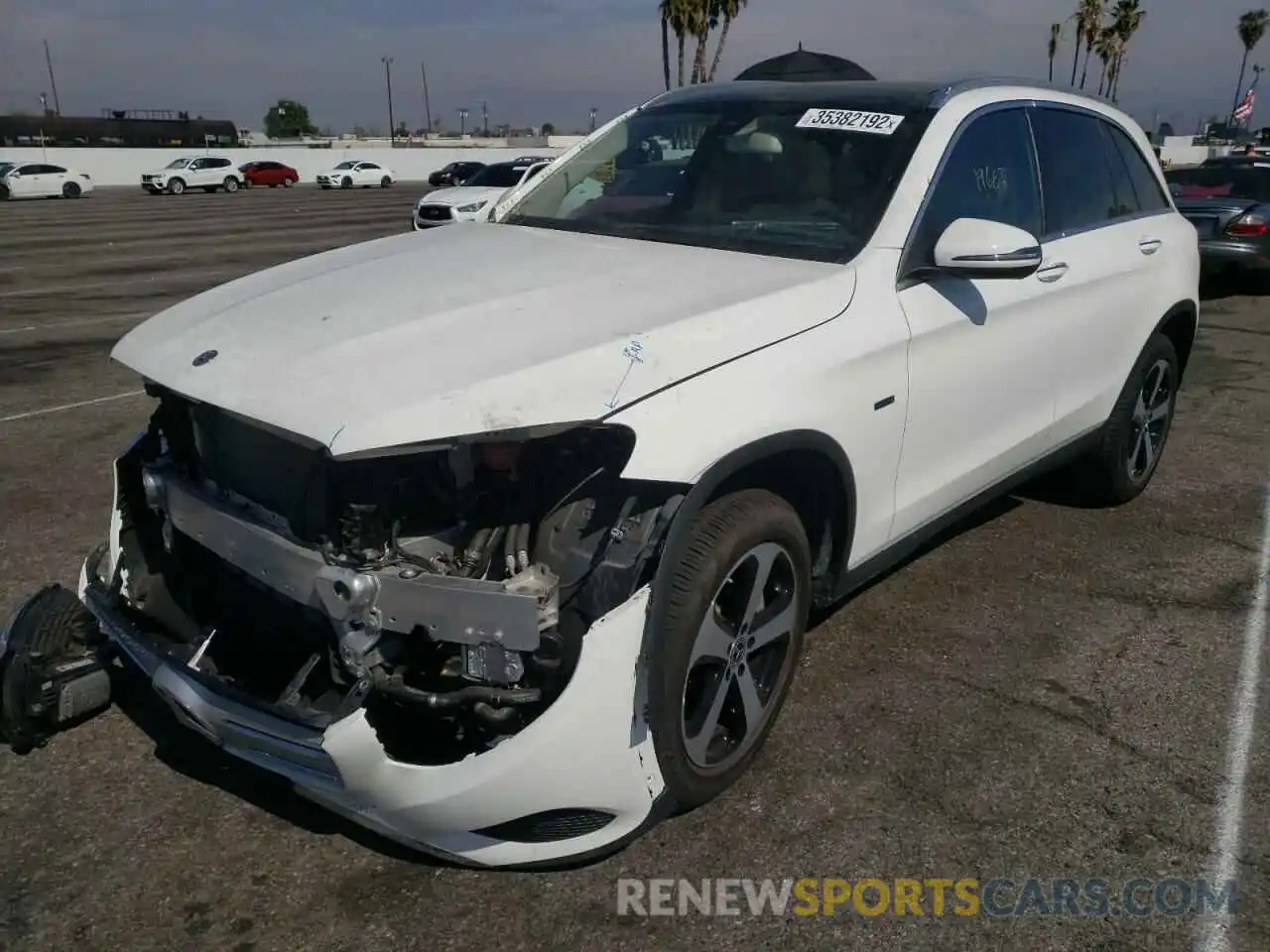 2 Photograph of a damaged car WDC0G5EB0KF613040 MERCEDES-BENZ GLC-CLASS 2019