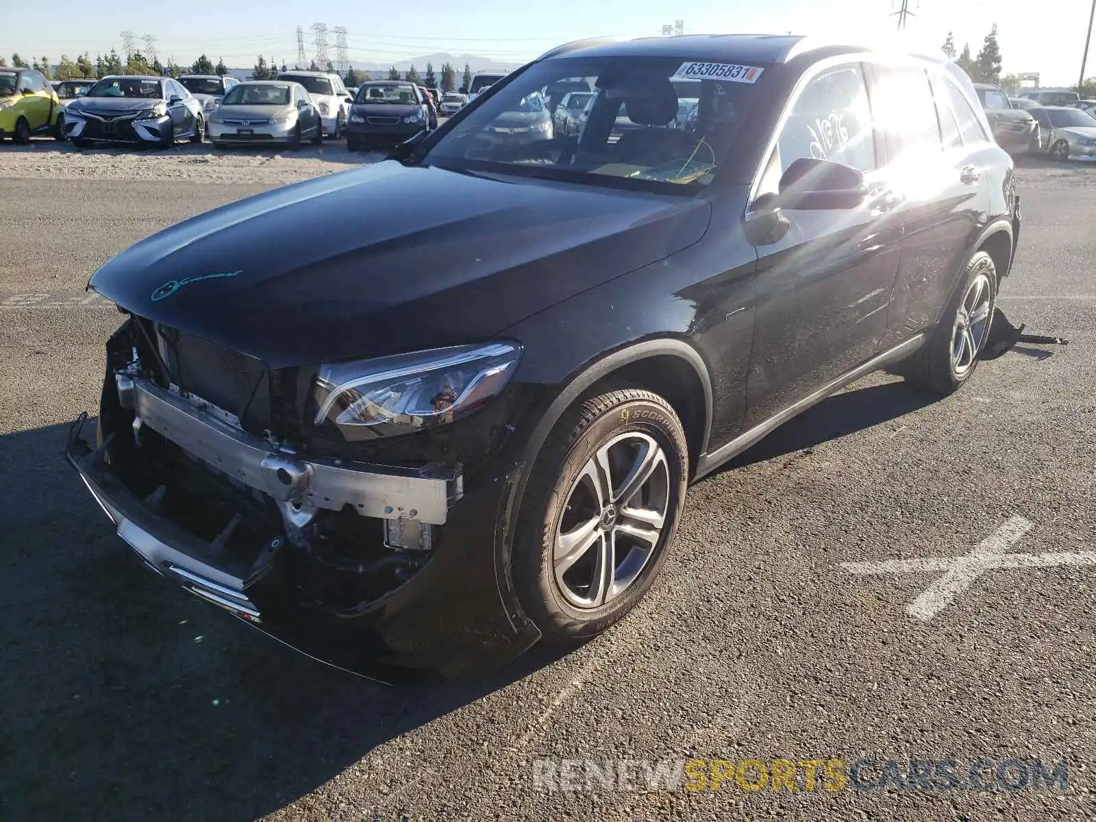 2 Photograph of a damaged car WDC0G5EB1KF621325 MERCEDES-BENZ GLC-CLASS 2019