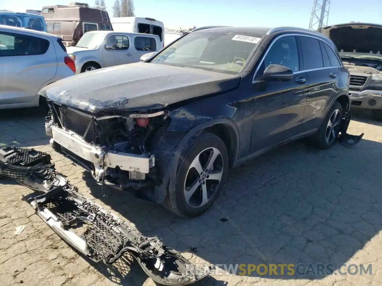 2 Photograph of a damaged car WDC0G5EB2KF565086 MERCEDES-BENZ GLC-CLASS 2019