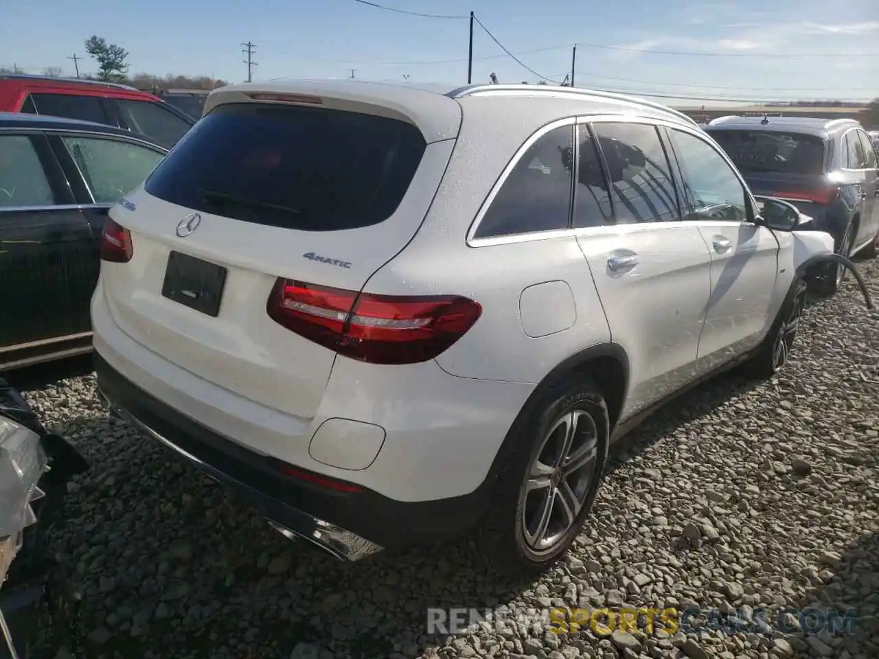 4 Фотография поврежденного автомобиля WDC0G5EB5KF548931 MERCEDES-BENZ GLC-CLASS 2019