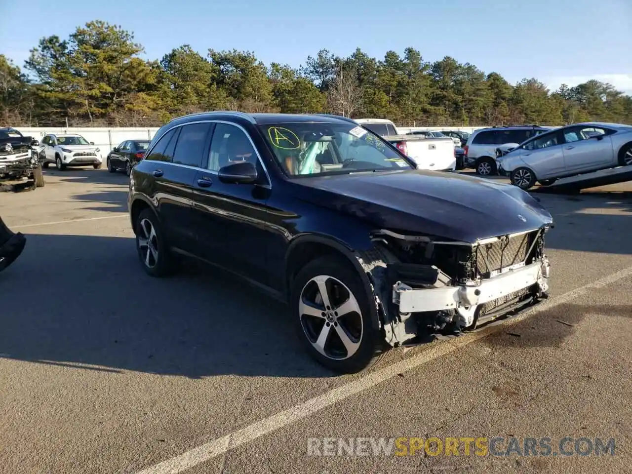 1 Photograph of a damaged car WDC0G5EB5KF598843 MERCEDES-BENZ GLC-CLASS 2019