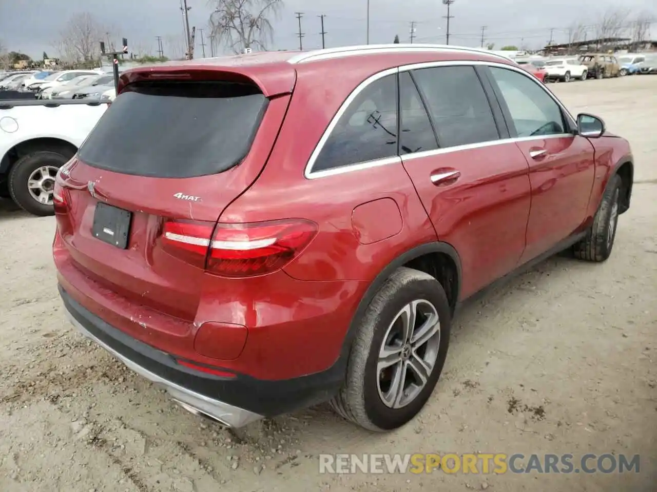 4 Photograph of a damaged car WDC0G5EB7KF603556 MERCEDES-BENZ GLC-CLASS 2019