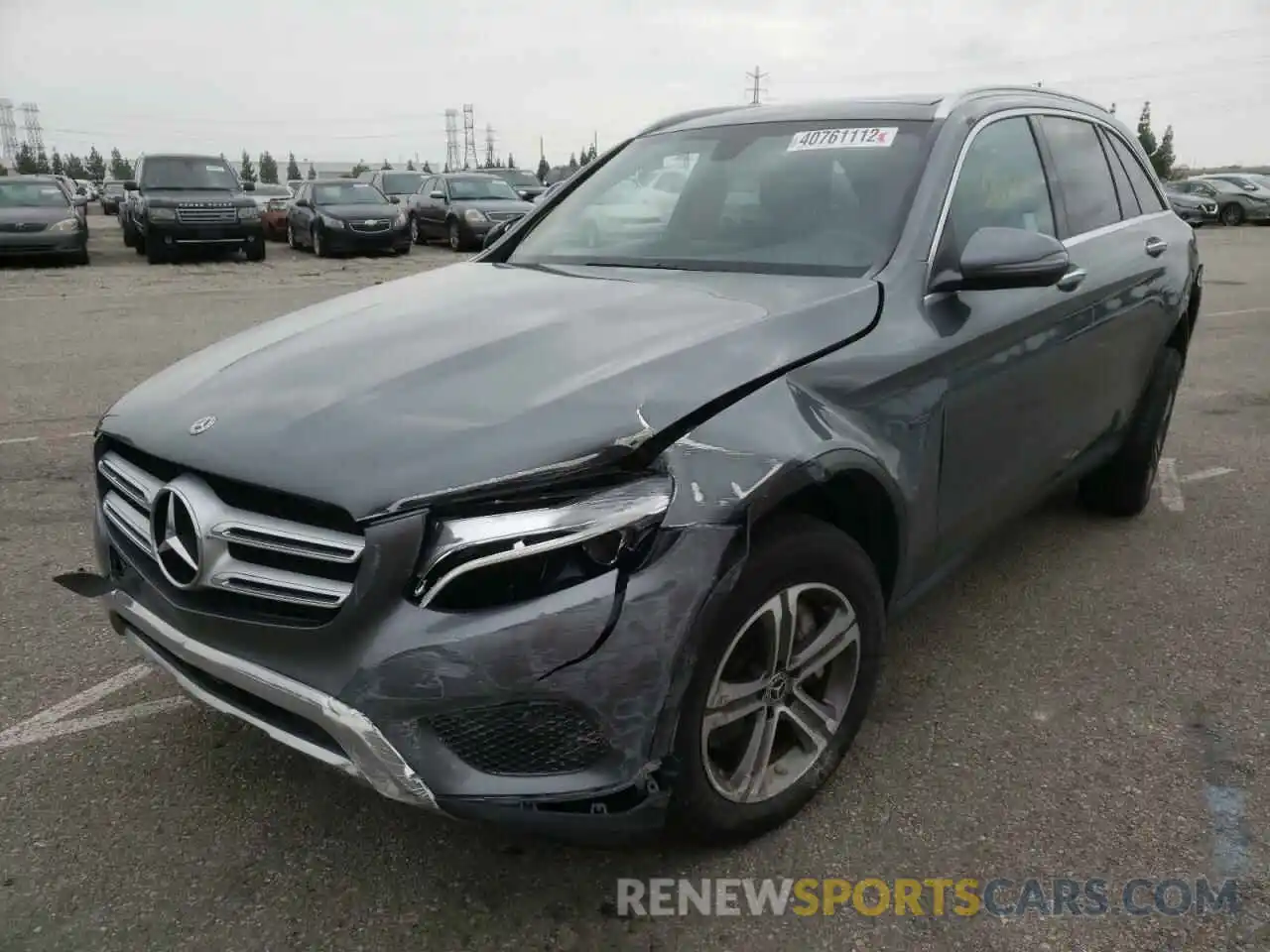 2 Photograph of a damaged car WDC0G5EB8KF499515 MERCEDES-BENZ GLC-CLASS 2019