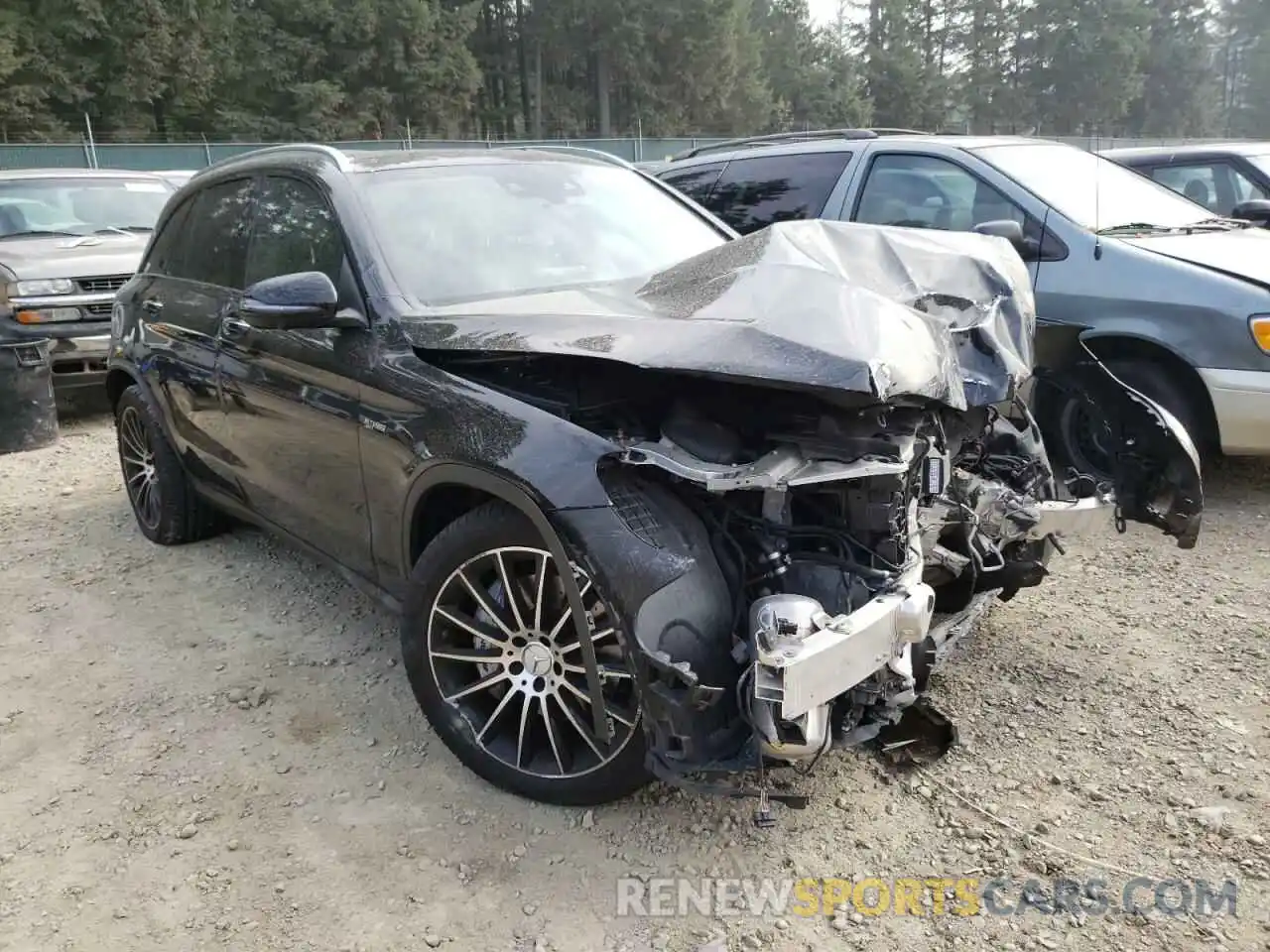 1 Photograph of a damaged car WDC0G6EB0KF519634 MERCEDES-BENZ GLC-CLASS 2019