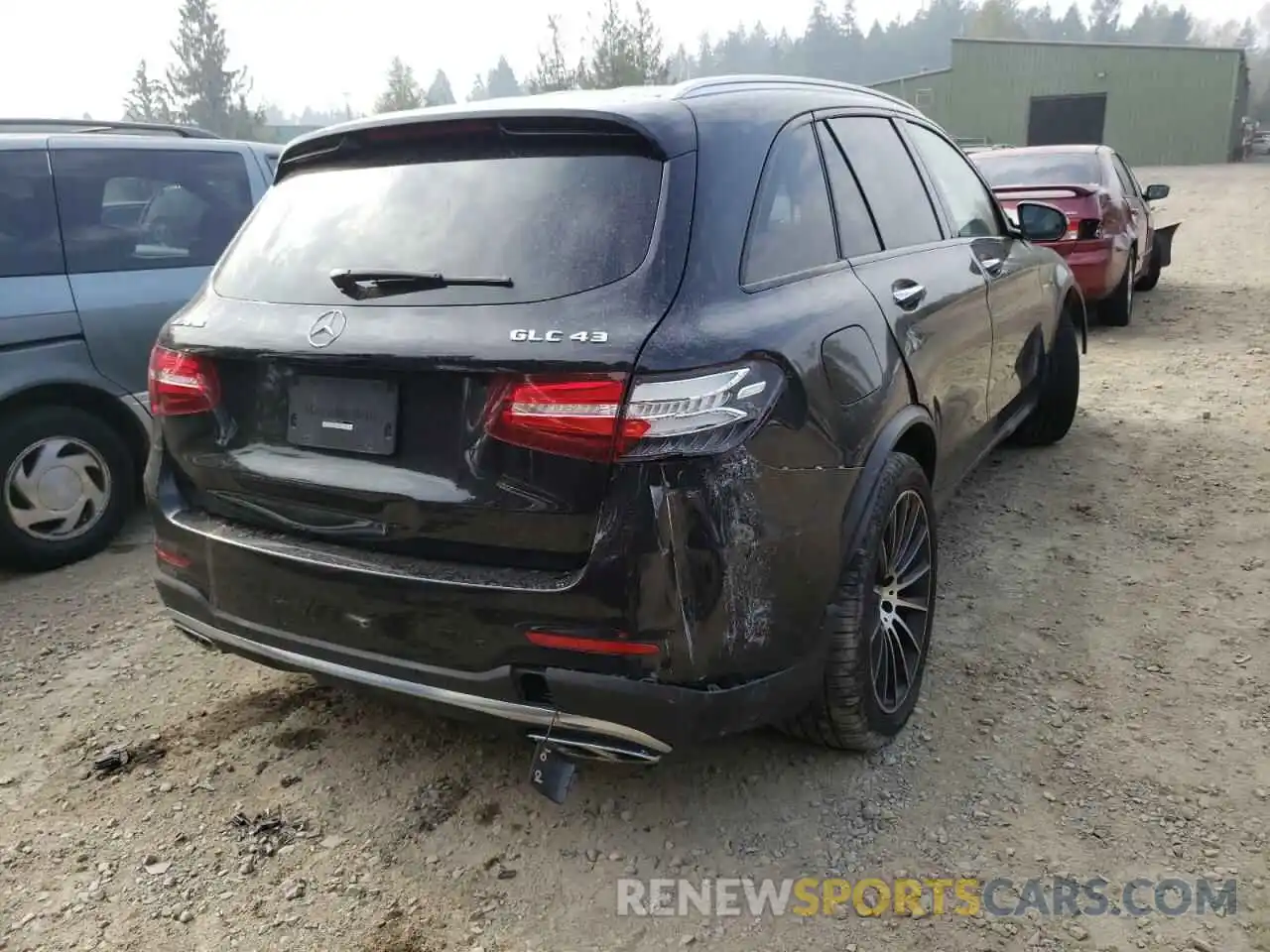 4 Photograph of a damaged car WDC0G6EB0KF519634 MERCEDES-BENZ GLC-CLASS 2019