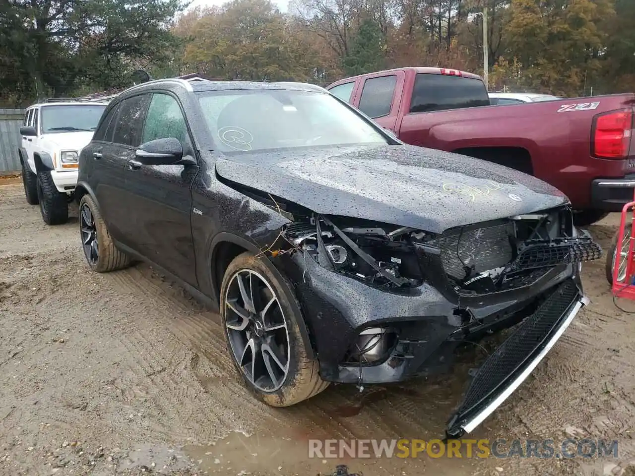 1 Photograph of a damaged car WDC0G6EB1KF518508 MERCEDES-BENZ GLC-CLASS 2019