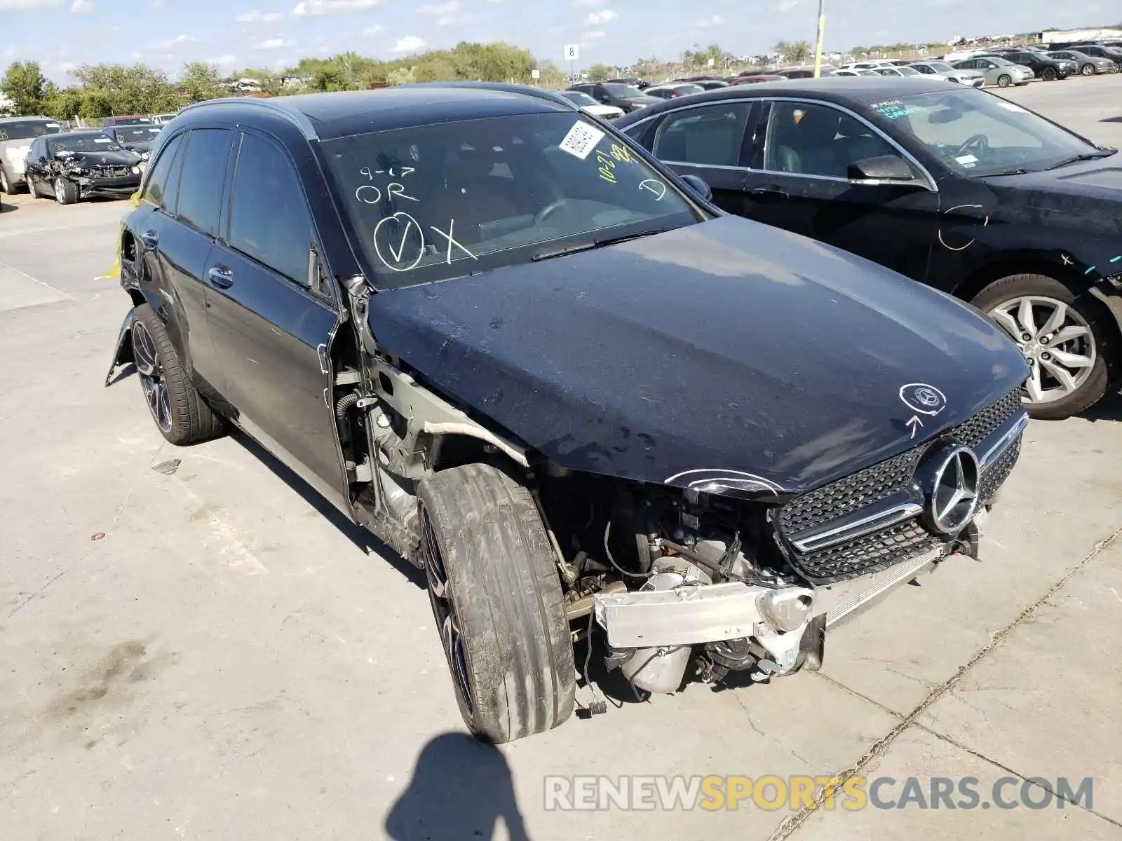 1 Photograph of a damaged car WDC0G6EB2KF656719 MERCEDES-BENZ GLC-CLASS 2019