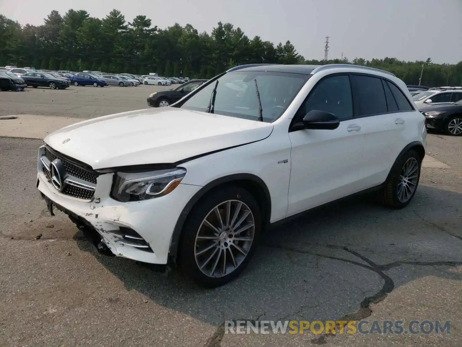 2 Photograph of a damaged car WDC0G6EB3KF659063 MERCEDES-BENZ GLC-CLASS 2019