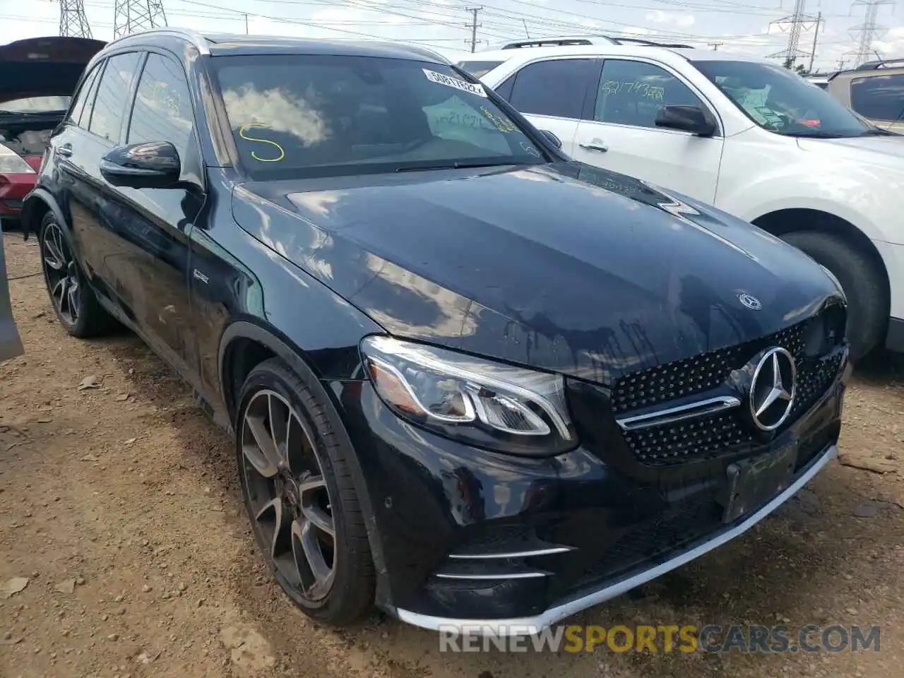 1 Photograph of a damaged car WDC0G6EB4KF504554 MERCEDES-BENZ GLC-CLASS 2019