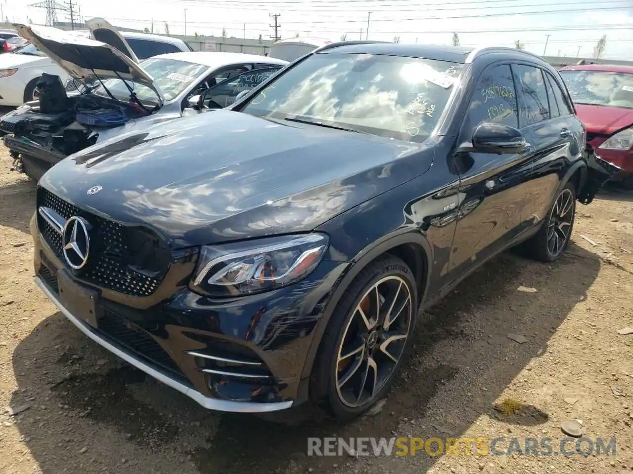 2 Photograph of a damaged car WDC0G6EB4KF504554 MERCEDES-BENZ GLC-CLASS 2019