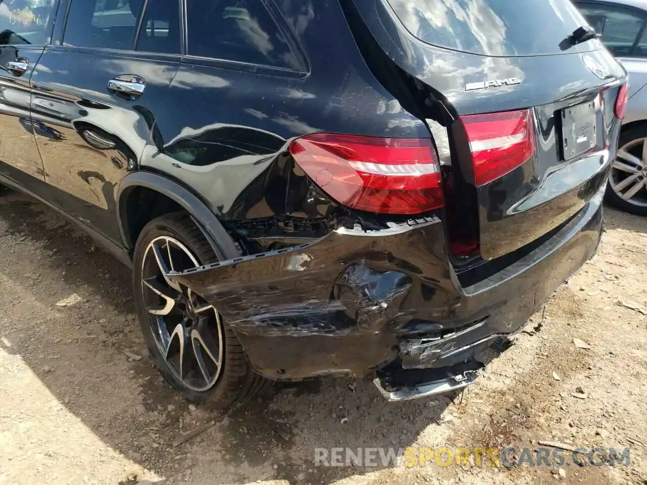 9 Photograph of a damaged car WDC0G6EB4KF504554 MERCEDES-BENZ GLC-CLASS 2019