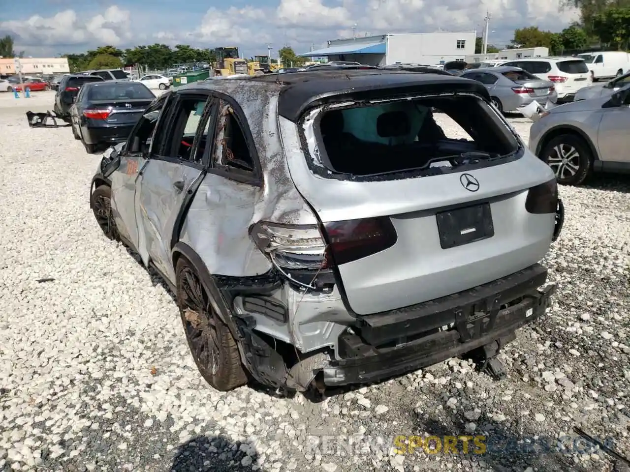 3 Photograph of a damaged car WDC0G6EB5KF503865 MERCEDES-BENZ GLC-CLASS 2019