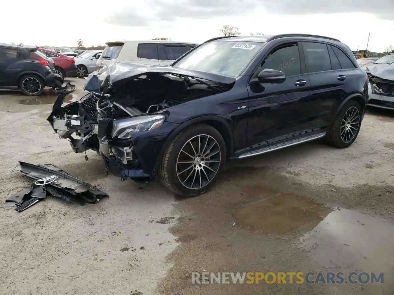 1 Фотография поврежденного автомобиля WDC0G6EB5KF544626 MERCEDES-BENZ GLC-CLASS 2019