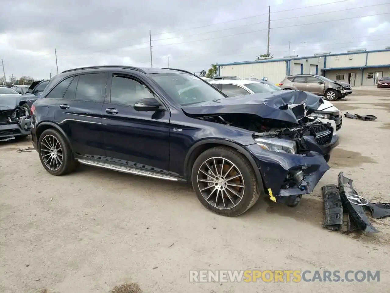 4 Фотография поврежденного автомобиля WDC0G6EB5KF544626 MERCEDES-BENZ GLC-CLASS 2019