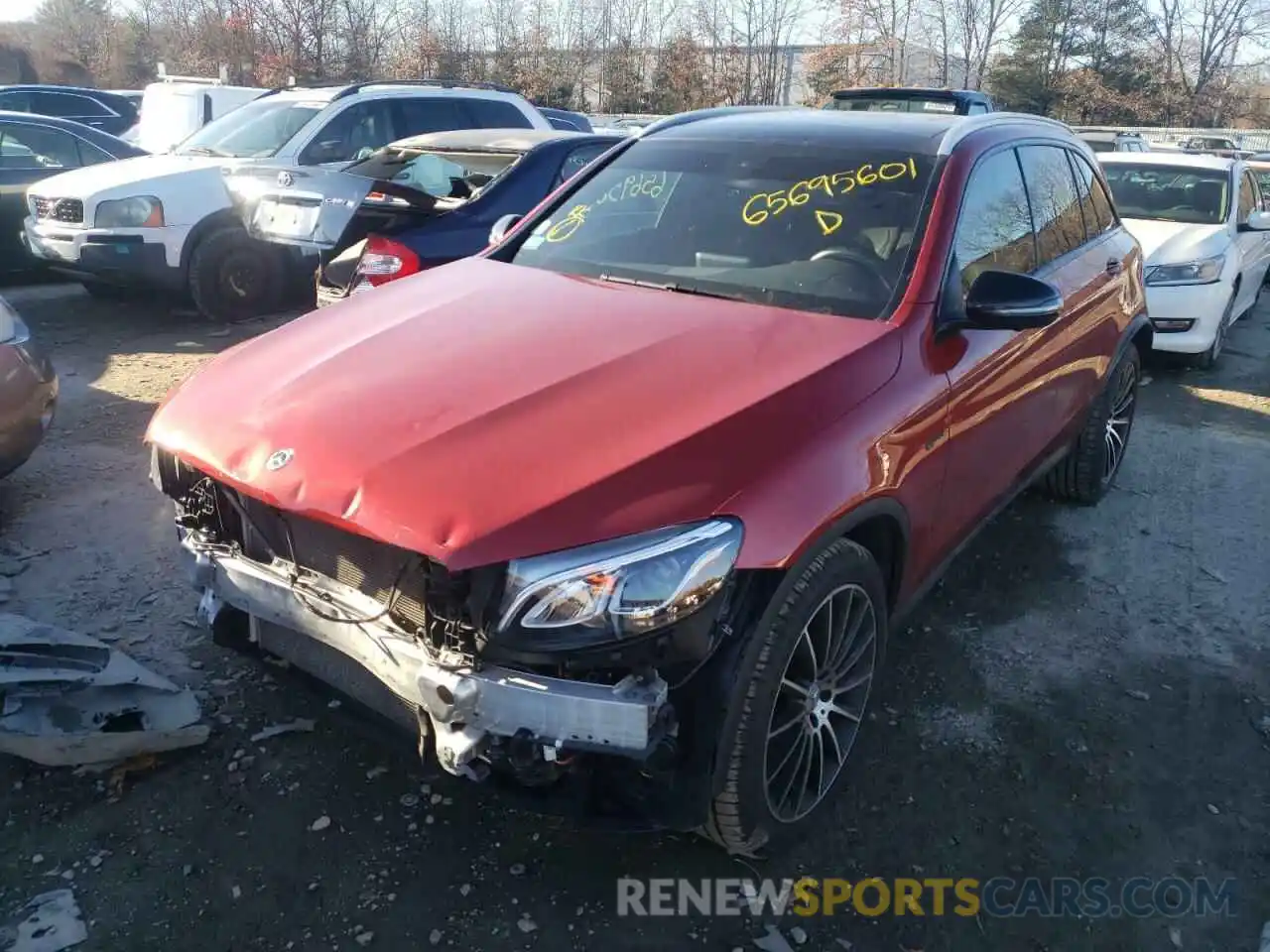 2 Photograph of a damaged car WDC0G6EB7KF533479 MERCEDES-BENZ GLC-CLASS 2019