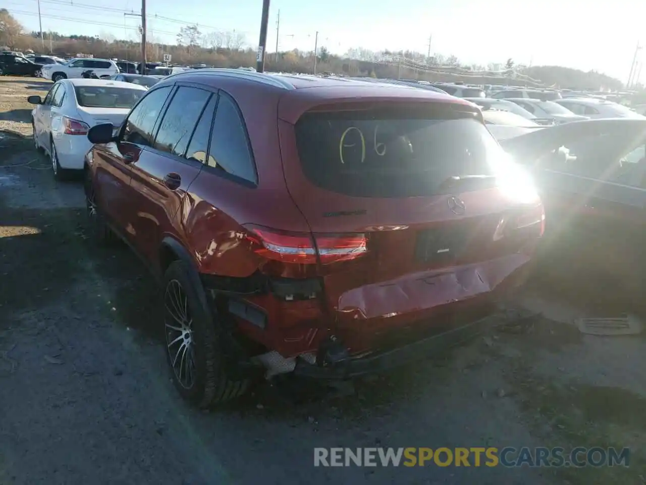 3 Photograph of a damaged car WDC0G6EB7KF533479 MERCEDES-BENZ GLC-CLASS 2019