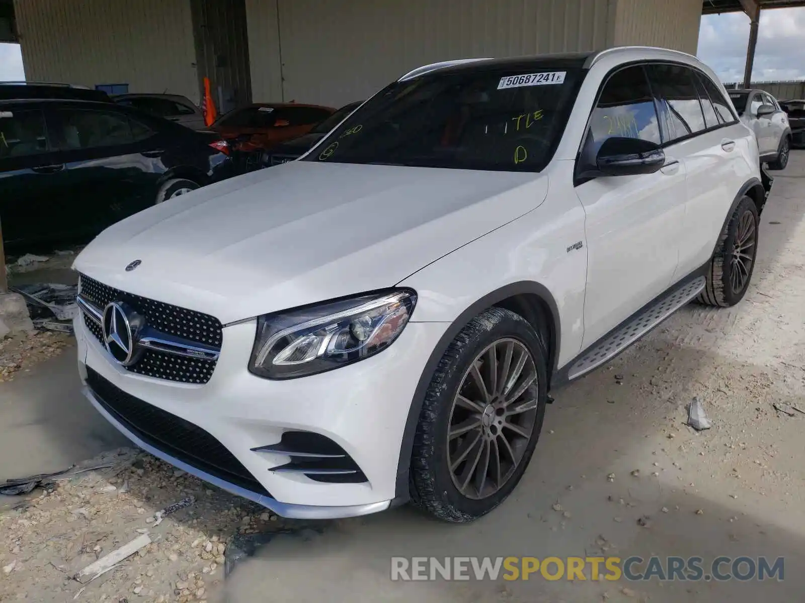 2 Photograph of a damaged car WDC0G6EB8KF484566 MERCEDES-BENZ GLC-CLASS 2019