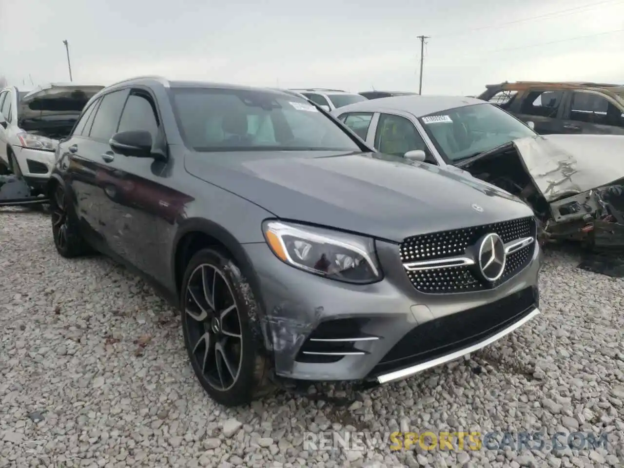 1 Photograph of a damaged car WDC0G6EB8KF523494 MERCEDES-BENZ GLC-CLASS 2019