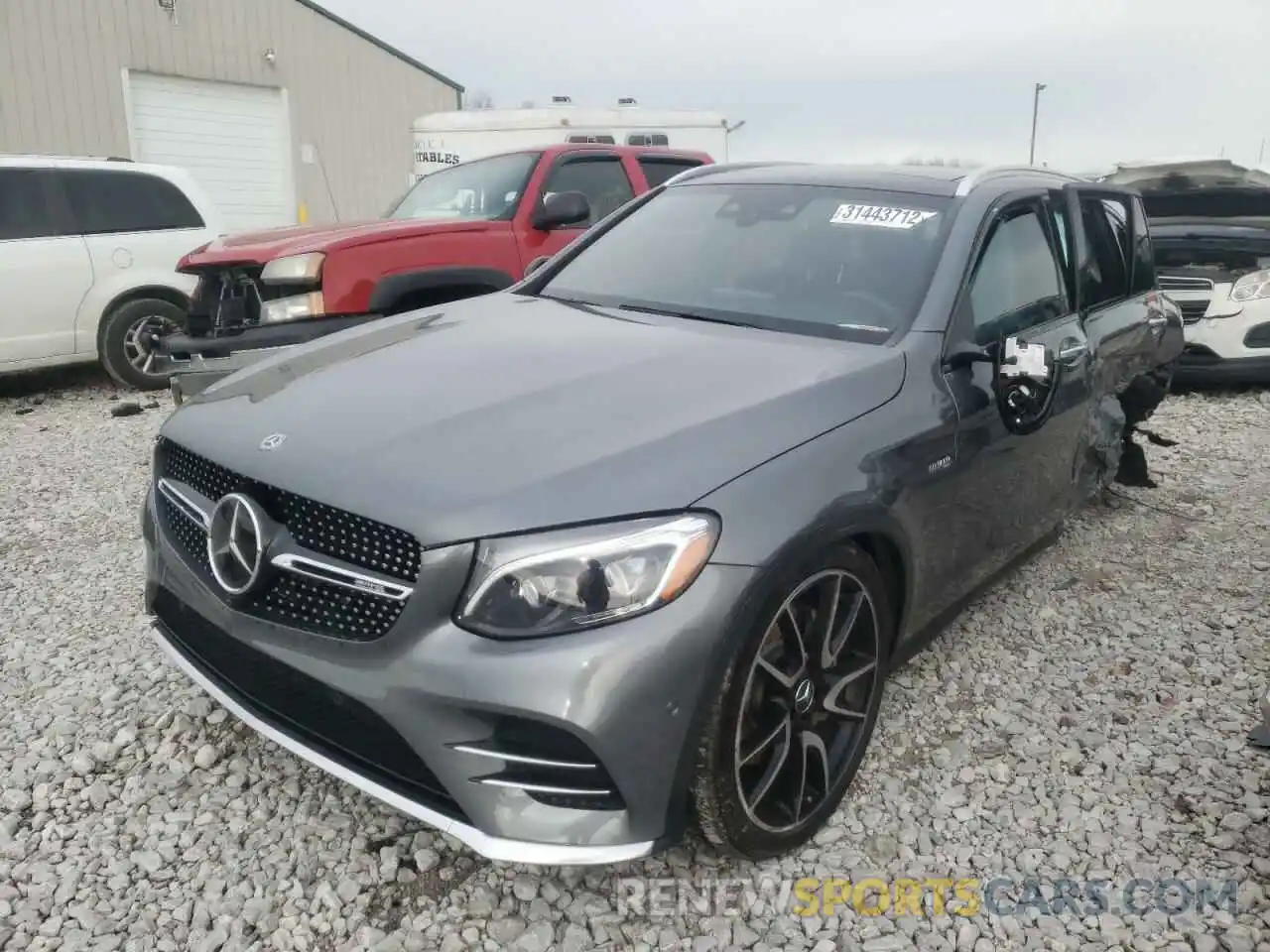 2 Photograph of a damaged car WDC0G6EB8KF523494 MERCEDES-BENZ GLC-CLASS 2019