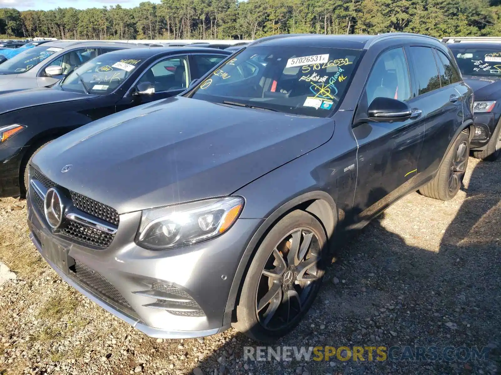 2 Photograph of a damaged car WDC0G6EB9KF584028 MERCEDES-BENZ GLC-CLASS 2019