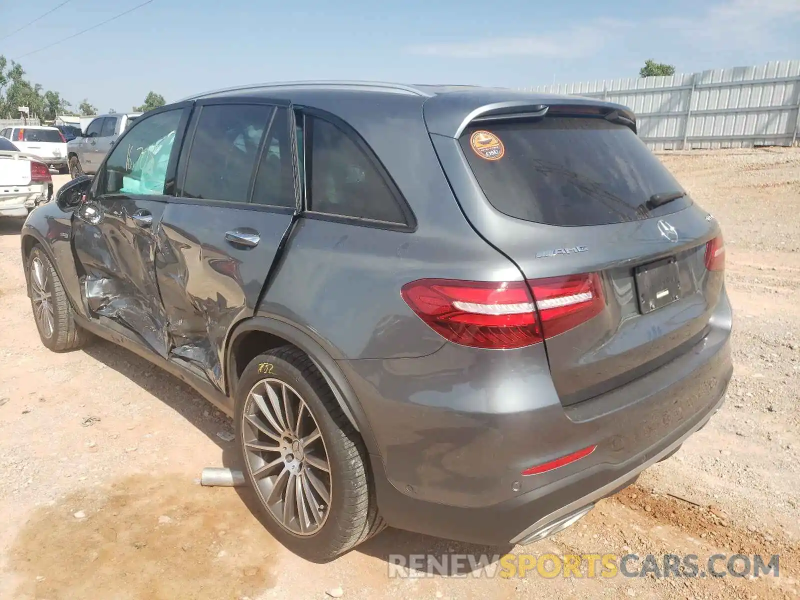 3 Photograph of a damaged car WDC0G6EBXKF607297 MERCEDES-BENZ GLC-CLASS 2019