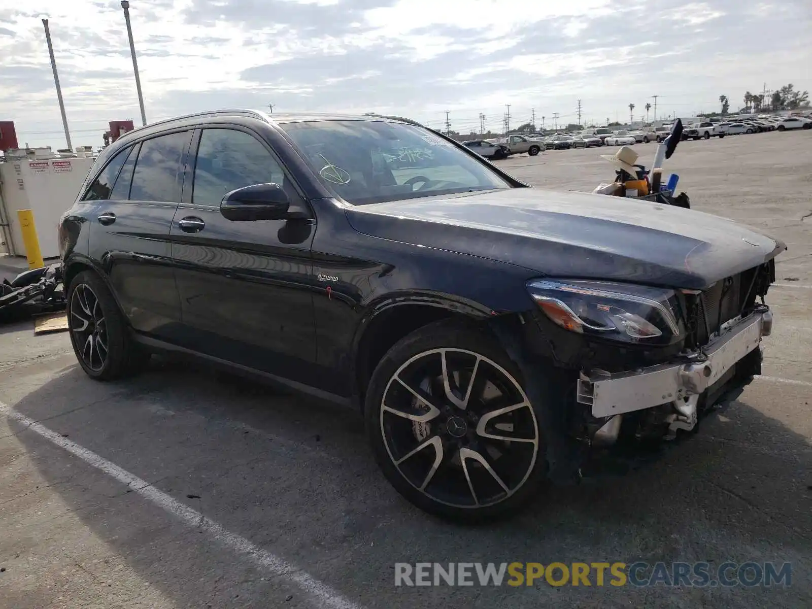 1 Photograph of a damaged car WDC0G6EBXKF659075 MERCEDES-BENZ GLC-CLASS 2019