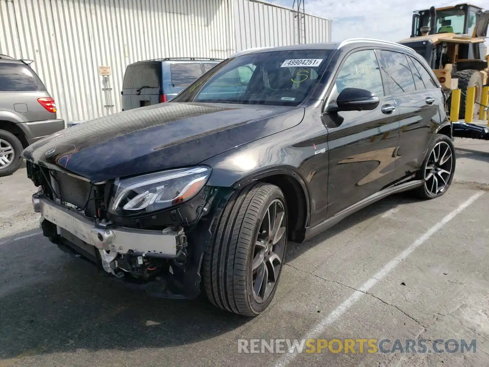 2 Photograph of a damaged car WDC0G6EBXKF659075 MERCEDES-BENZ GLC-CLASS 2019