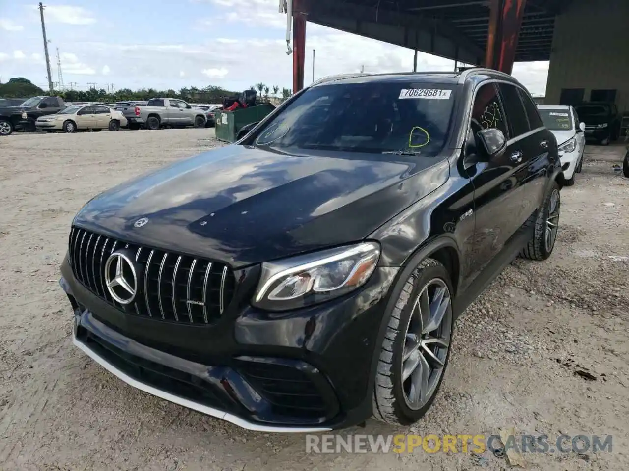 2 Photograph of a damaged car WDC0G8JB0KF526228 MERCEDES-BENZ GLC-CLASS 2019