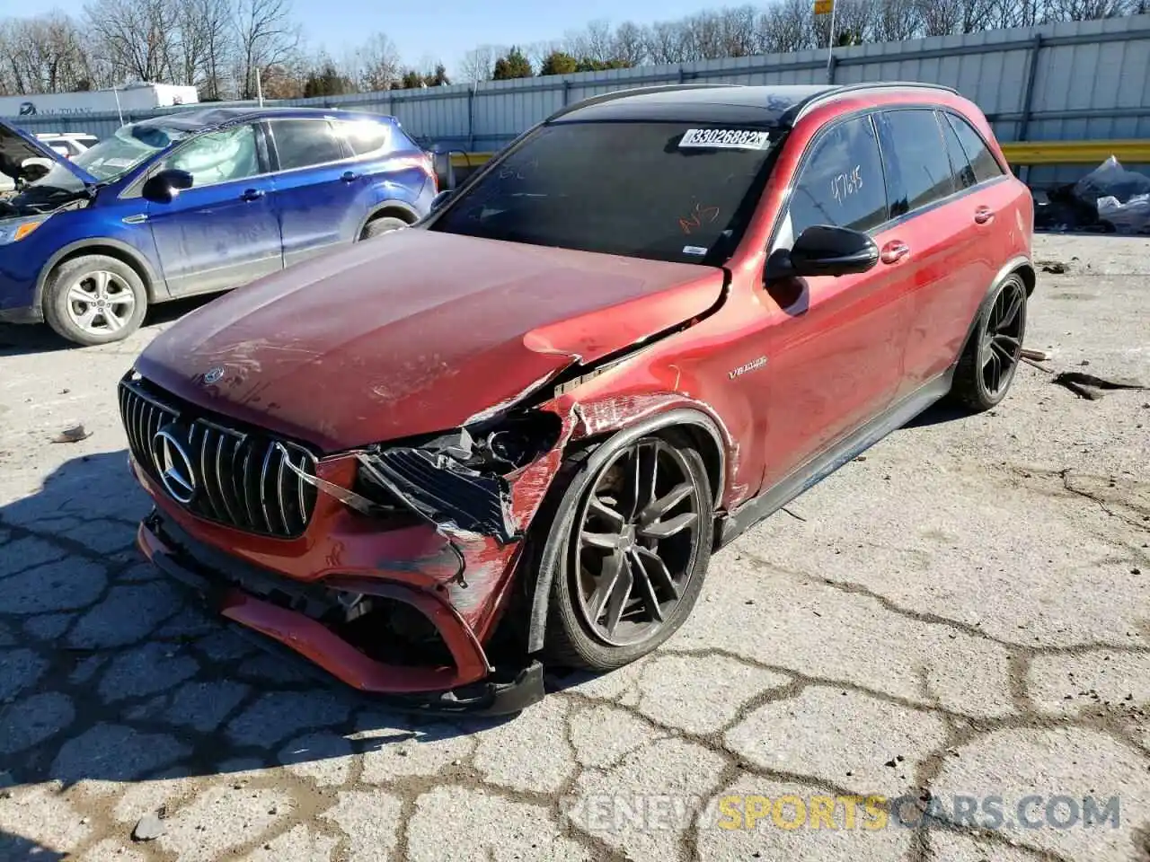 2 Photograph of a damaged car WDC0G8JB4KF499440 MERCEDES-BENZ GLC-CLASS 2019