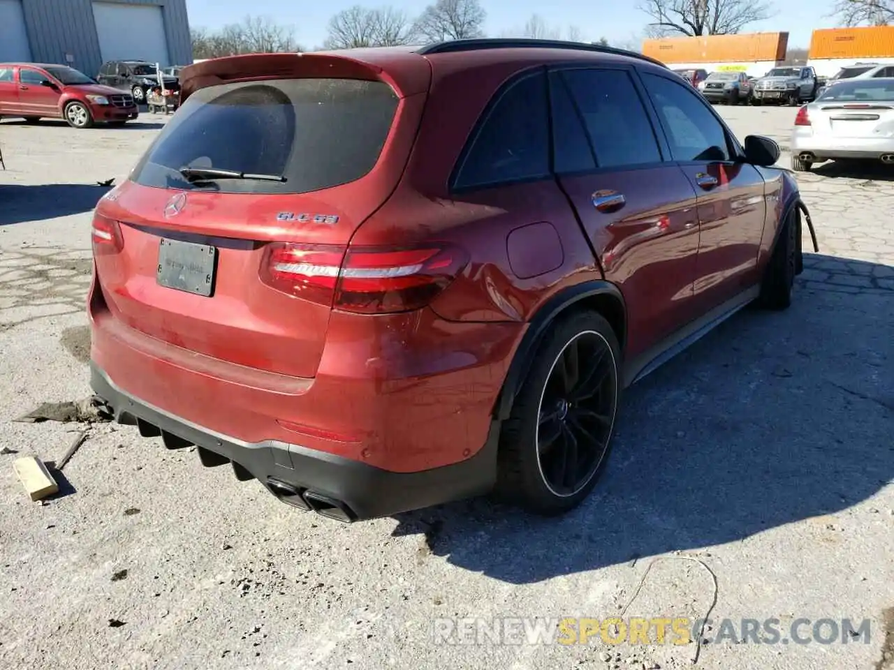 4 Photograph of a damaged car WDC0G8JB4KF499440 MERCEDES-BENZ GLC-CLASS 2019