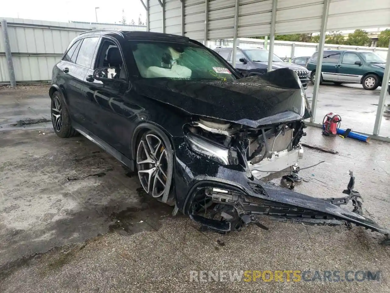 1 Photograph of a damaged car WDC0G8JB9KF488367 MERCEDES-BENZ GLC-CLASS 2019