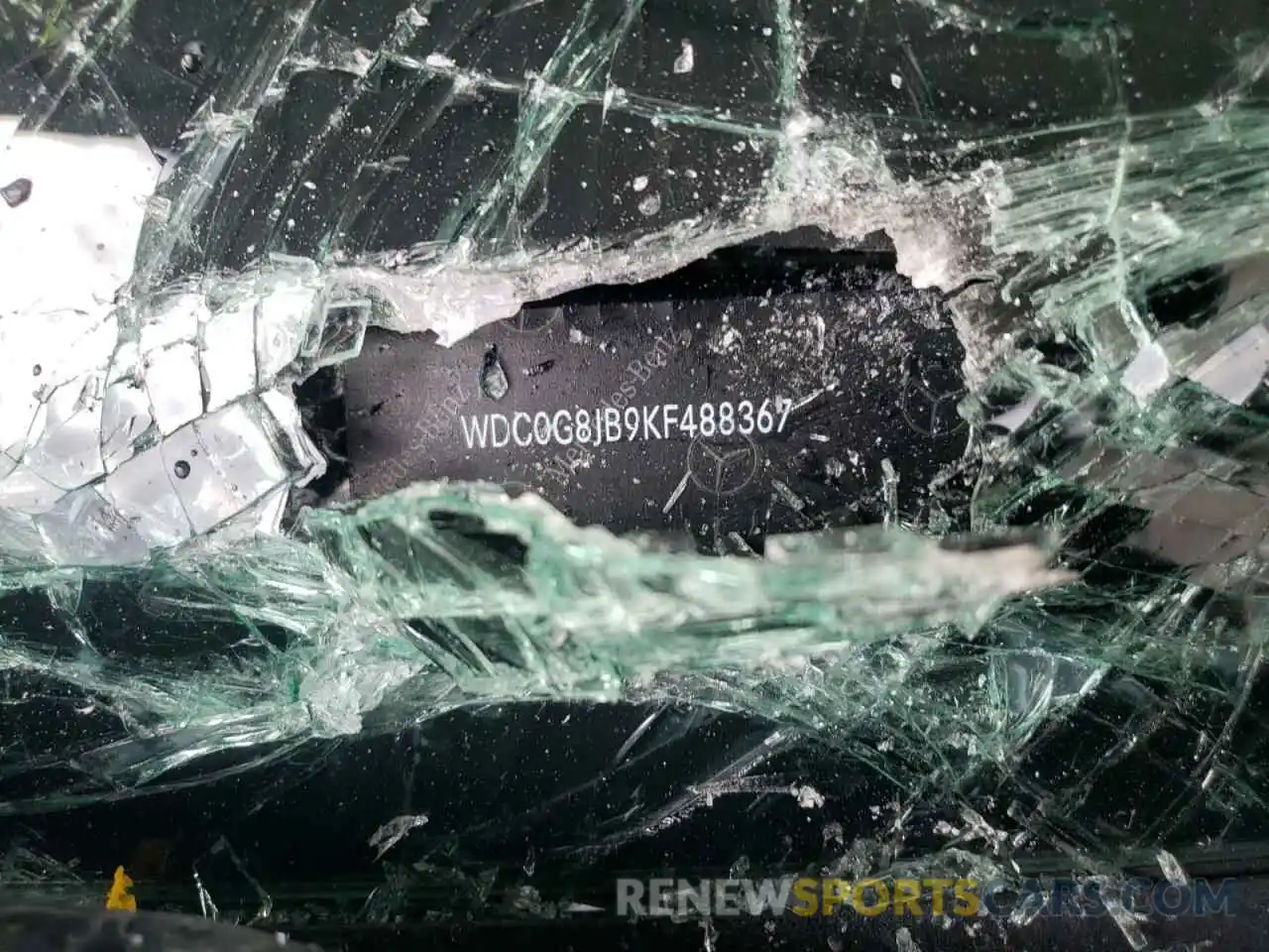 10 Photograph of a damaged car WDC0G8JB9KF488367 MERCEDES-BENZ GLC-CLASS 2019