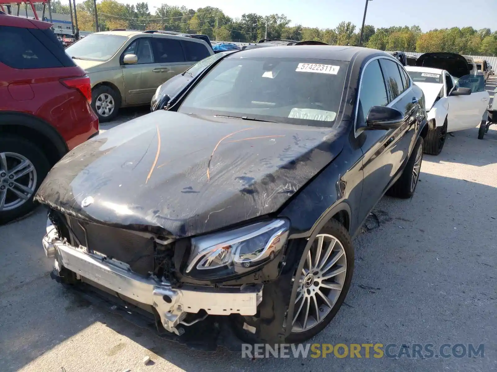 2 Photograph of a damaged car WDC0J4KB0KF660116 MERCEDES-BENZ GLC-CLASS 2019