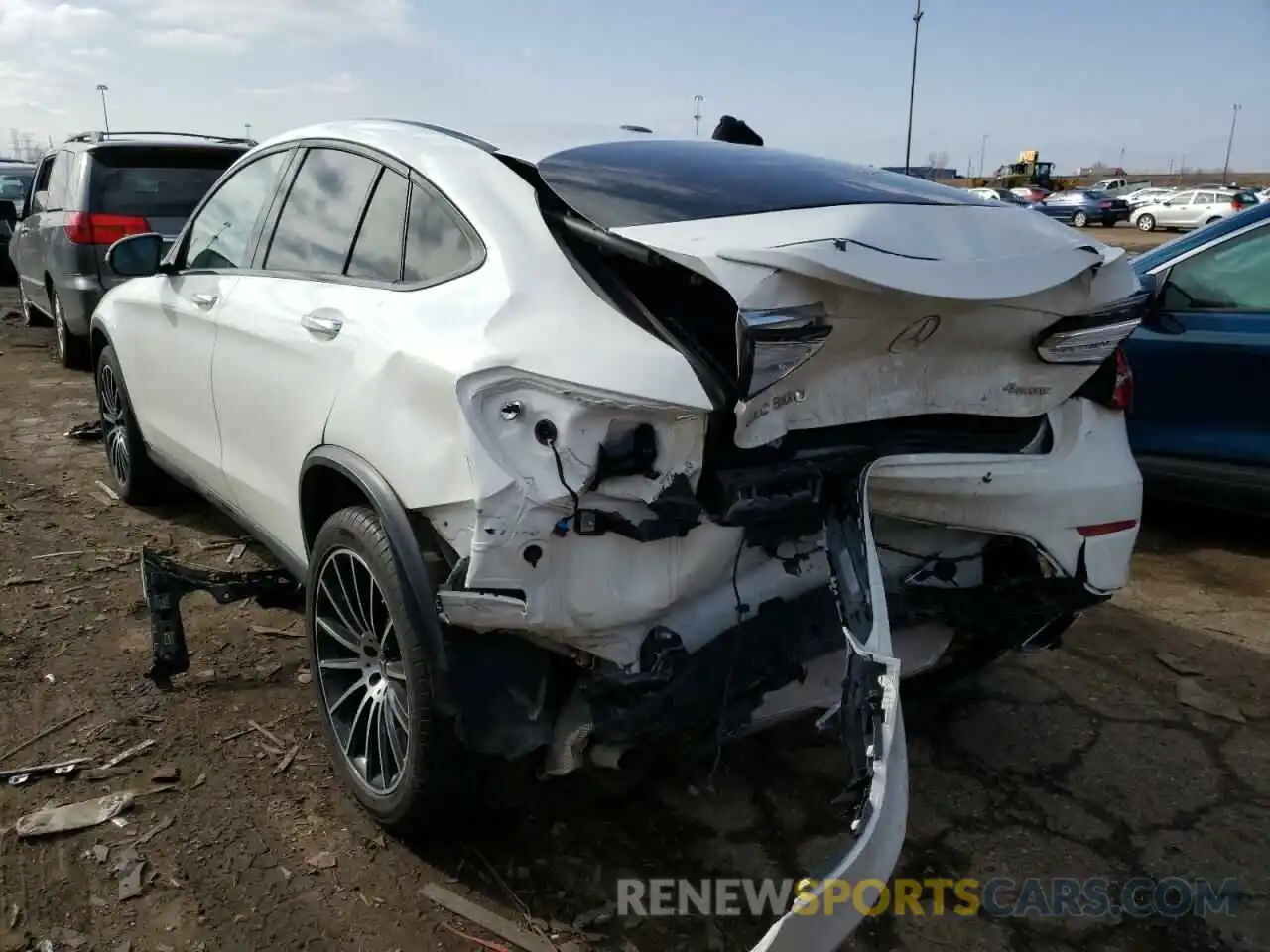 3 Photograph of a damaged car WDC0J4KB1KF576340 MERCEDES-BENZ GLC-CLASS 2019