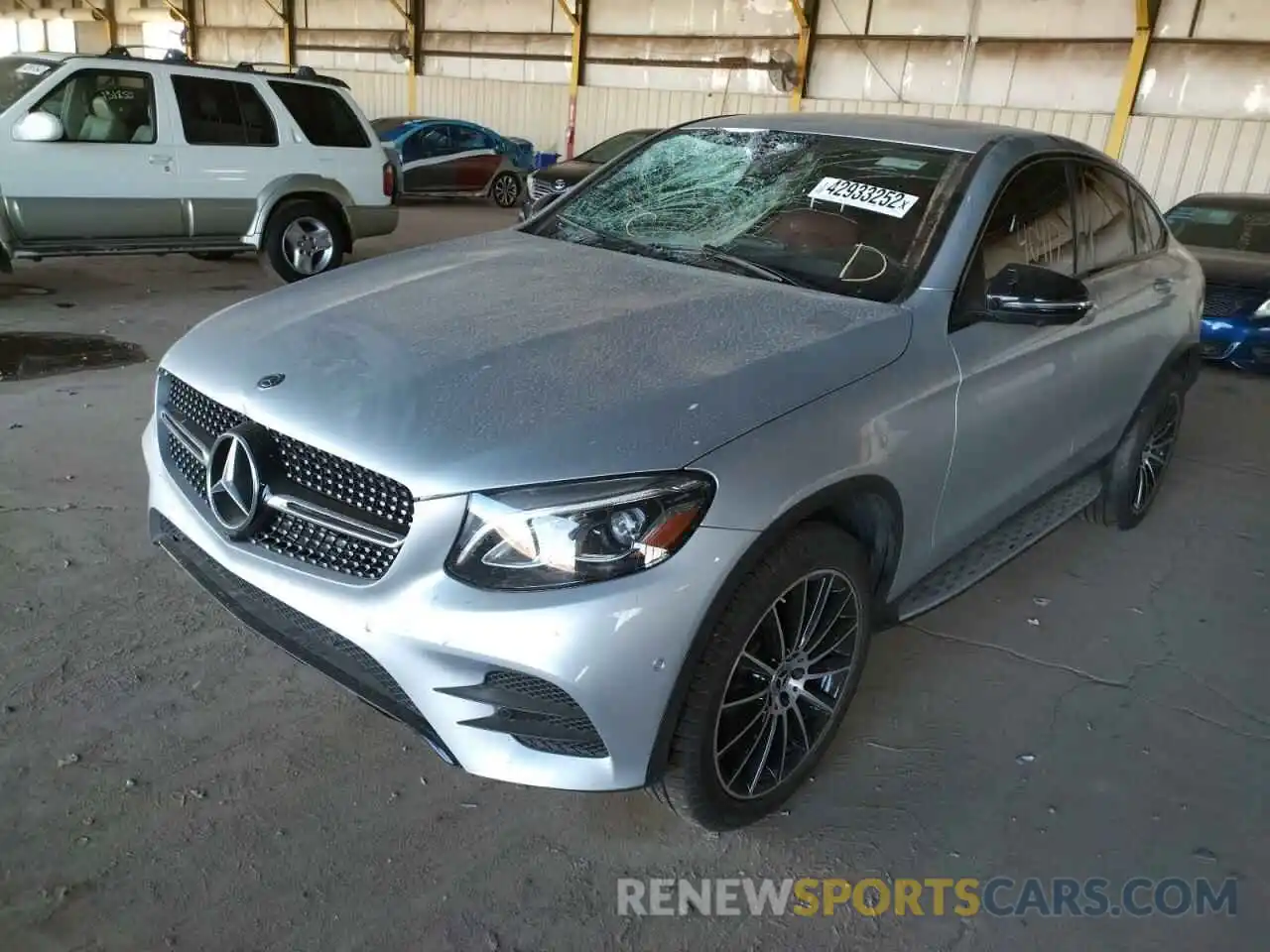 2 Photograph of a damaged car WDC0J4KB4KF594749 MERCEDES-BENZ GLC-CLASS 2019