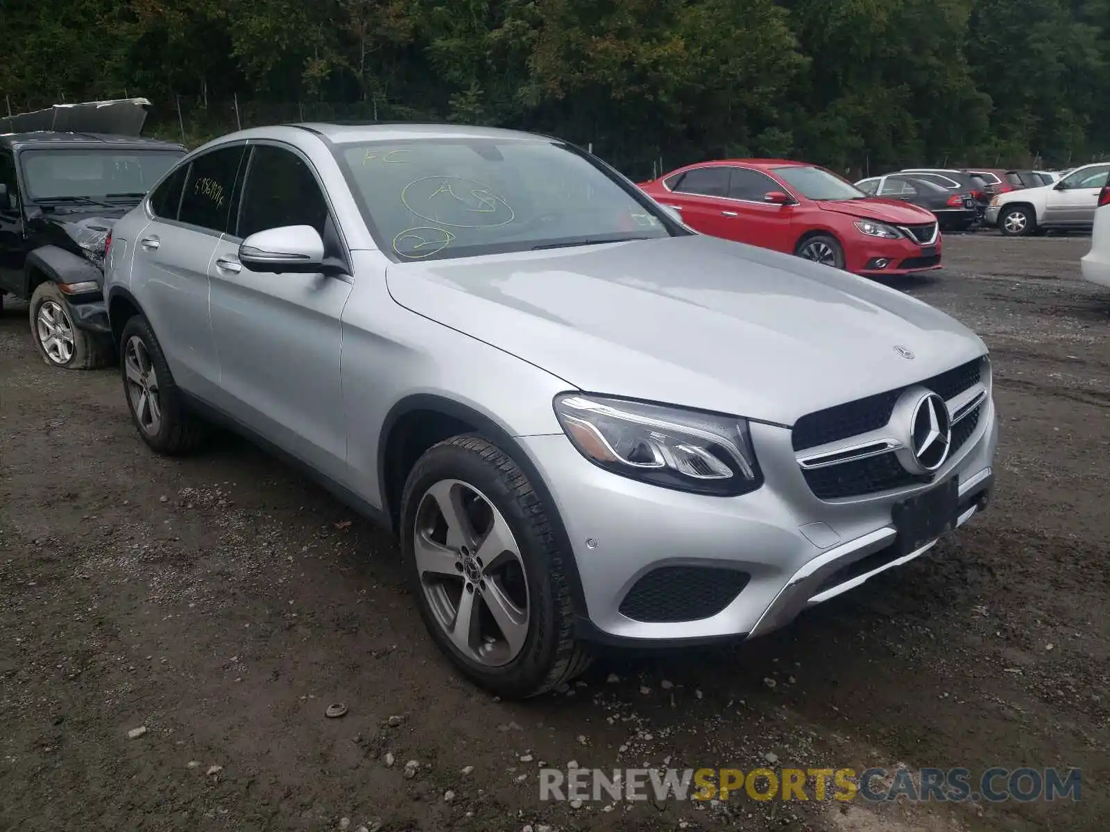 1 Photograph of a damaged car WDC0J4KB5KF597014 MERCEDES-BENZ GLC-CLASS 2019