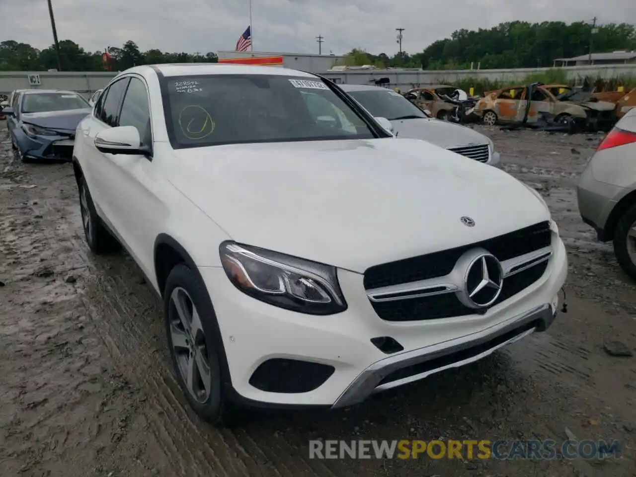 1 Photograph of a damaged car WDC0J4KB5KF662864 MERCEDES-BENZ GLC-CLASS 2019