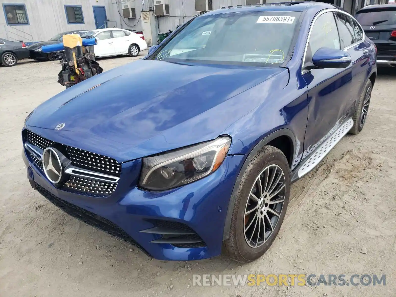 2 Photograph of a damaged car WDC0J4KB6KF608389 MERCEDES-BENZ GLC-CLASS 2019