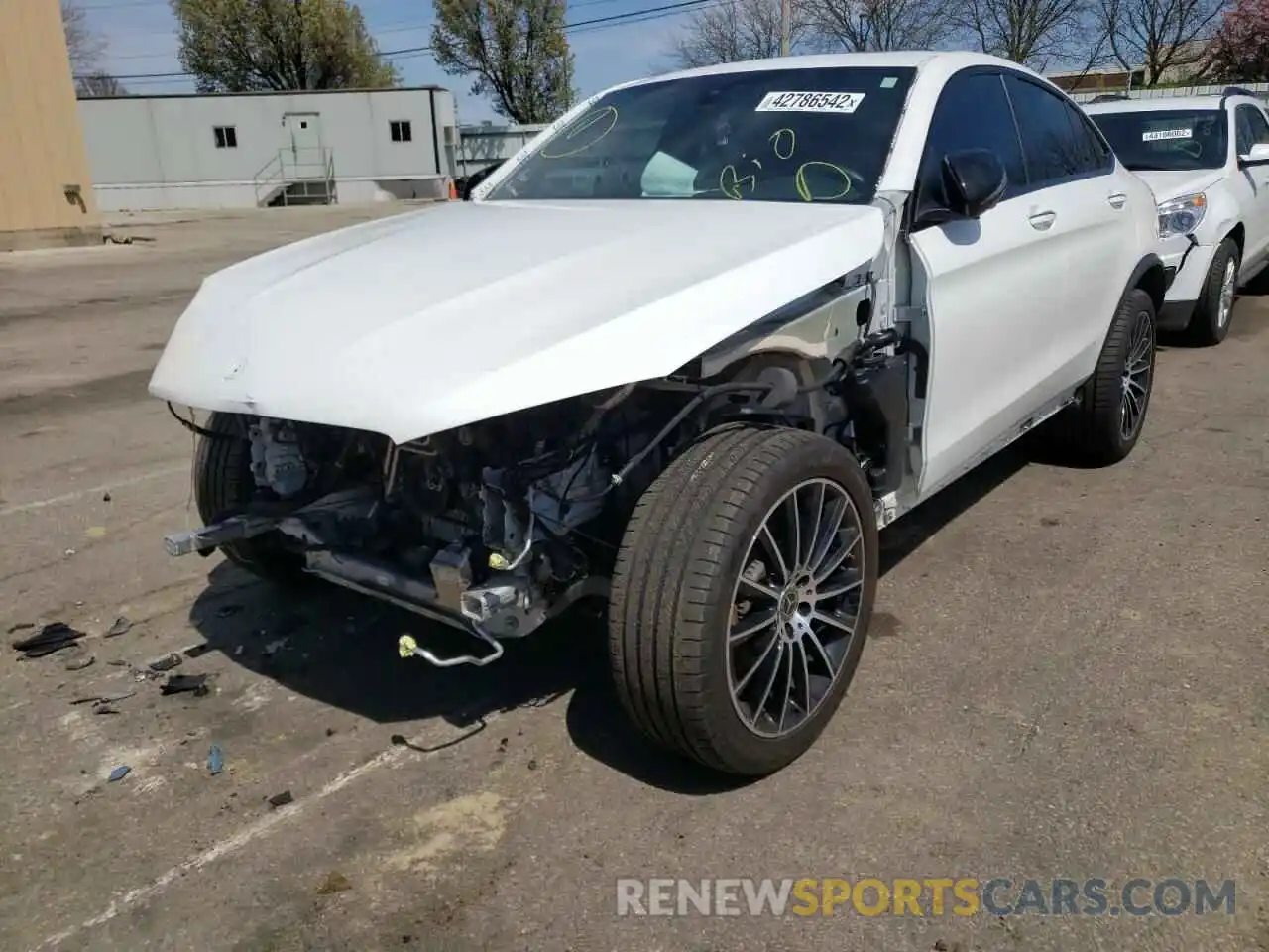 2 Photograph of a damaged car WDC0J4KB6KF669113 MERCEDES-BENZ GLC-CLASS 2019