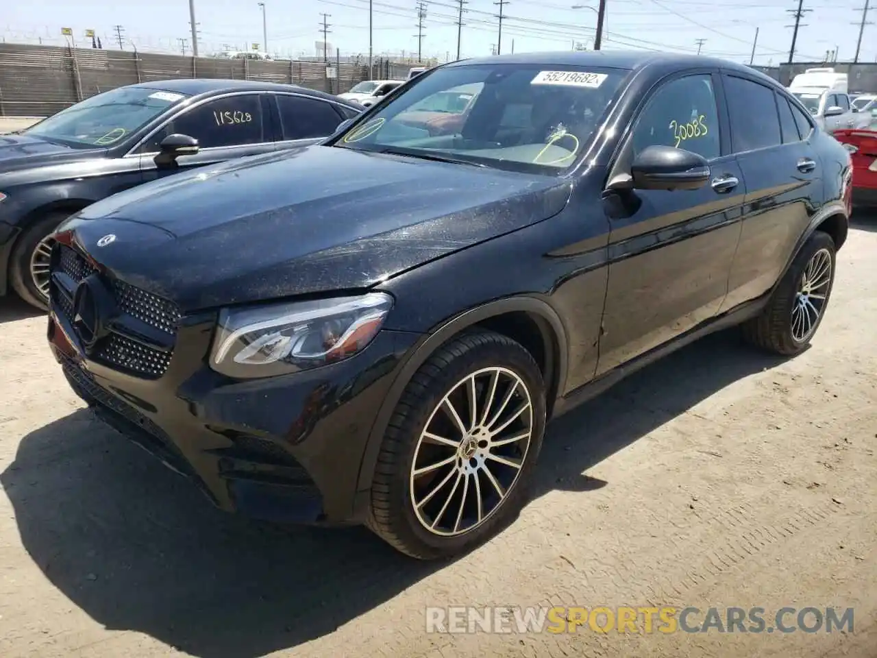 2 Photograph of a damaged car WDC0J4KB8KF543898 MERCEDES-BENZ GLC-CLASS 2019