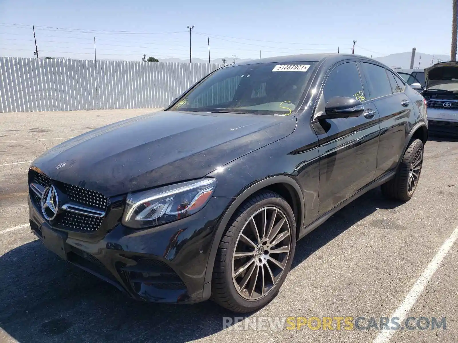 2 Photograph of a damaged car WDC0J4KB8KF662843 MERCEDES-BENZ GLC-CLASS 2019